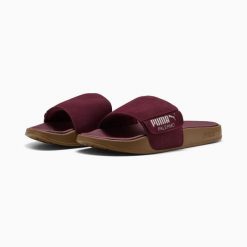 Puma Klapki Leadcat 2.0 Palermo 39904108. Czerwone klapki Puma, bez wzorów, z materiału, eleganckie, bez obcasa, bez zapięcia. Za 142.79 zł.