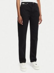 Calvin Klein Jeans Jeansy New Mom Jean LV047D843G Czarny Mom Fit. Czarne jeansy Calvin Klein Jeans, bez wzorów, z bawełny. Za 409.99 zł.