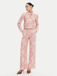 Silvian Heach Koszula GPP25363BL Różowy Regular Fit. Czerwone koszule Silvian Heach, bez wzorów, z bawełny, bez kołnierzyka, bez ramiączek. Za 319.99 zł.