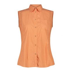 Koszula damska CMP. Brązowe koszule CMP, xl, bez wzorów, z materiału, bez kołnierzyka, bez ramiączek. Za 263.00 zł.
