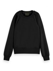 Scotch & Soda Bluza w kolorze czarnym rozmiar: L. Czarne bluzy Scotch & Soda, l, bez wzorów, bez kaptura. Za 150.02 zł.
