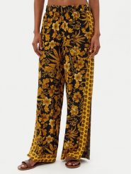 Selmark Spodnie palazzo BM275 Czarny Relaxed Fit. Czarne spodnie materiałowe Selmark, bez wzorów, z materiału. Za 149.99 zł.