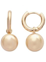 U.S. Polo Assn. Pozłacane kolczyki-kreole rozmiar: onesize. Żółte kolczyki U.S. Polo Assn., metalowe. Za 109.78 zł.