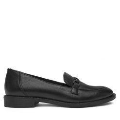 Mokasyny Lasocki. Czarne mokasyny Lasocki, bez wzorów. Za 209.99 zł.