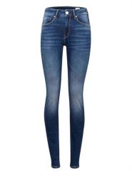 Herrlicher Dżinsy - Skinny fit - w kolorze niebieskim rozmiar: W26. Niebieskie jeansy Herrlicher, z aplikacjami, ze skóry, klasyczne, z podwyższonym stanem. Za 97.05 zł.