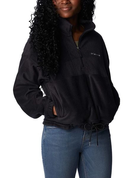 Columbia Bluza polarowa "Brushy Bay" w kolorze czarnym rozmiar: XS. Czarne bluzy bez kaptura Columbia, xs, bez wzorów, z polaru. Za 105.63 zł.