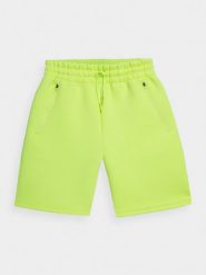 4F Spodenki dresowe uniseks S. Żółte szorty 4f, bez wzorów, z bawełny. Za 149.99 zł.