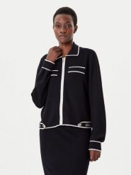 Liu Jo Sport Kardigan TF5250 MS59L Czarny Regular Fit. Czarne swetry Liu Jo Sport, l, bez wzorów, z wiskozy, sportowe, bez ramiączek. Za 799.99 zł.