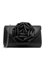 JENNY Torebka C-JNY-M-025-08 Czarny. Czarne kopertówki Jenny, bez wzorów, z materiału, wizytowe, bez dodatków. Za 119.99 zł.