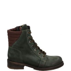TRZEWIKI DAMSKIE C798 BIRCH-CHOCO. Brązowe botki Venezia, bez wzorów, ze skóry, bez obcasa, bez zapięcia. Za 349.00 zł.