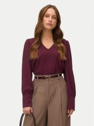 Vero Moda Bluzka Esme 10338288 Bordowy Regular Fit. Czerwone bluzki Vero Moda, xs, bez wzorów, z syntetyku, bez kołnierzyka, bez ramiączek. Za 139.99 zł.