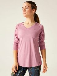 Dare 2b Koszulka funkcyjna "Discern" w kolorze jasnoróżowym rozmiar: 40. Różowe t-shirty sportowe Dare 2b, bez wzorów, z materiału, bez ramiączek, outdoorowe. Za 43.99 zł.