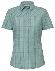 Koszula-bluzka damska Tacun Shirt II. Zielone koszule Vaude, bez wzorów, z materiału, bez kołnierzyka, bez ramiączek. Za 239.00 zł.