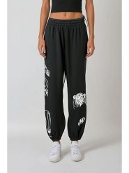 Weekday Spodnie dresowe w kolorze czarnym rozmiar: M. Czarne spodnie dresowe Weekday, bez wzorów, z dresówki. Za 60.99 zł.