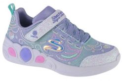 Kapcie SKECHERS PRINCESS WISHES Szary. Fioletowe kapcie Skechers, bez wzorów, z materiału. Za 189.99 zł.