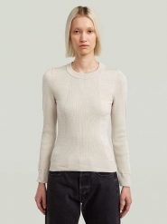 G-Star Sweter w kolorze kremowym rozmiar: L. Brązowe swetry G-Star, l, bez wzorów, retro, bez ramiączek. Za 187.96 zł.