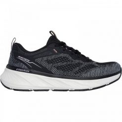 Buty damskie SKECHERS Edgeride Power Flow. Czarne buty sportowe lifestyle Skechers, bez wzorów, sportowe, bez zapięcia. Za 269.99 zł.