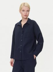 Mustang Koszula Willow 1016575 Granatowy Relaxed Fit. Niebieskie koszule Mustang, bez wzorów, z bawełny, bez kołnierzyka, bez ramiączek. Za 229.99 zł.
