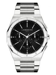 Liebeskind Chronograf w kolorze srebrnym rozmiar: onesize. Szare, analogowe zegarki Liebeskind, srebrne. Za 660.43 zł.