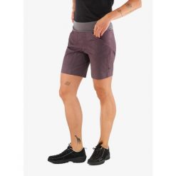 Spodenki wspinaczkowe damskie Edelrid Sansara Shorts II. Fioletowe szorty EDELRID, bez wzorów. Za 167.99 zł.