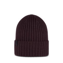 Czapka zimowa Buff Knitted Norval. Czerwone czapki zimowe Buff, bez wzorów, z wełny. Za 224.70 zł.