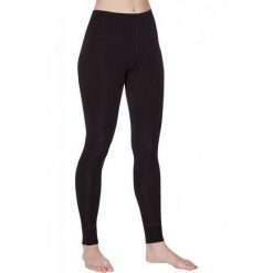 Legginsy termoaktywne turystyczne damskie Thermowave WARM Merino. Czarne legginsy THERMOWAVE, bez wzorów, z dzianiny, sportowe. Za 357.70 zł.
