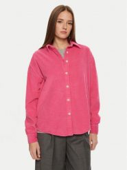 American Vintage Koszula PADO06AH24 Różowy Loose Fit. Czerwone koszule American Vintage, l, bez wzorów, z bawełny, vintage, bez kołnierzyka, bez ramiączek. Za 359.99 zł.