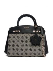 Guess Torebka Melinda HWJP99 02060 Czarny. Czarne torebki klasyczne Guess, z aplikacjami, ze skóry, bez dodatków. Za 679.99 zł.