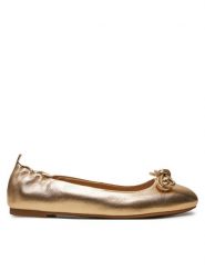 MICHAEL Michael Kors Baleriny Astra Flex Ballet 40T4ATFP1M Złoty. Żółte baleriny MICHAEL Michael Kors, bez wzorów, ze skóry, bez obcasa, bez zapięcia. Za 479.99 zł.