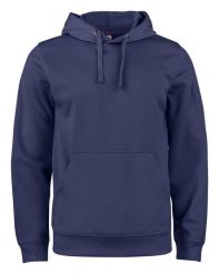 Clique Basic Active Hoody bluza z kapturem z poliestru – dark navy. Niebieskie bluzy CLIQUE, s, bez wzorów, bez ramiączek, z kapturem. Za 182.97 zł.