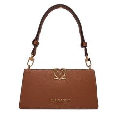 Torebka LOVE MOSCHINO. Brązowe torebki klasyczne Love Moschino, bez wzorów, klasyczne, bez dodatków. Za 879.99 zł.