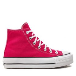Trampki Converse. Czerwone trampki Converse, bez wzorów, retro, bez zapięcia. Za 249.99 zł.