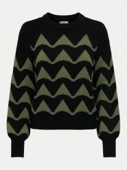 JDY Sweter Tina 15330567 Czarny Regular Fit. Czarne swetry JDY, m, bez wzorów, z syntetyku, bez ramiączek. Za 89.99 zł.