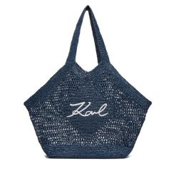 Torebka KARL LAGERFELD. Niebieskie torebki klasyczne KARL LAGERFELD, bez wzorów, bez dodatków. Za 849.99 zł.