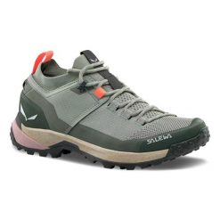 Damskie buty trekkingowe Salewa Puez 2 Knit Ptx. Zielone trekkingi Salewa, bez wzorów, z gumy, bez zapięcia, trekkingowe. Za 843.00 zł.