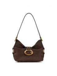 Guess Torebka 181918 Brązowy. Brązowe listonoszki Guess, z aplikacjami, bez dodatków. Za 584.99 zł.