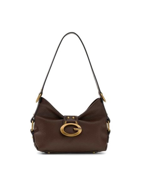 Guess Torebka 181918 Brązowy. Brązowe listonoszki Guess, z aplikacjami, bez dodatków. Za 584.99 zł.