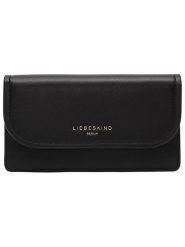 LIEBESKIND BERLIN Skórzany portfel "Slam" w kolorze czarnym - 18,5 x 9,5 x 2,5 cm rozmiar: onesize. Czarne portfele Liebeskind Berlin, bez wzorów, z materiału. Za 259.13 zł.