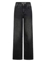 Sublevel Dżinsy - Comfort fit - w kolorze czarnym rozmiar: S. Czarne jeansy Sublevel, s, z aplikacjami, ze skóry, klasyczne, z podwyższonym stanem. Za 127.95 zł.