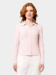 Les Lunes Bluzka "Sunny" w kolorze jasnoróżowym rozmiar: S. Różowe bluzki Les Lunes, s, bez wzorów, bez kołnierzyka, bez ramiączek. Za 165.99 zł.