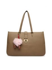 LOVE MOSCHINO Torebka JC4239PP0PKI0105 Beżowy. Brązowe torebki klasyczne Love Moschino, bez wzorów, ze skóry, bez dodatków. Za 1,139.00 zł.