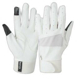 Rękawiczki stretch z neoprenowym mankietem dla kobiet Horze. Białe rękawiczki HORZE, bez wzorów, z neoprenu, sportowe. Za 115.50 zł.