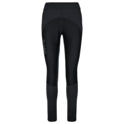 Damskie legginsy do biegania Kilpi KARANG-W. Czarne legginsy Kilpi, bez wzorów, sportowe. Za 267.13 zł.