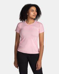 Damska ultralekka koszulka Kilpi AMELI-W. Czerwone t-shirty sportowe Kilpi, bez wzorów, z materiału, bez ramiączek, do biegania. Za 150.50 zł.