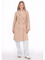Schmuddelwedda Trencz w kolorze beżowym rozmiar: XL. Brązowe płaszcze Schmuddelwedda, xl, bez wzorów, z tkaniny, bez kaptura. Za 306.73 zł.