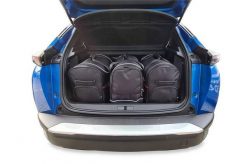 Torby Do Bagażnika Peugeot E-2008 Ev 2019+ 3Szt Kjust. Czarne torby podróżne KJUST, bez wzorów, z kauczuku. Za 940.00 zł.