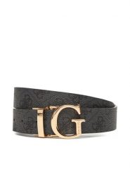 Guess Pasek Damski BW9266 P5330 Czarny. Czarne paski Guess, z aplikacjami, ze skóry. Za 269.99 zł.