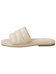 GANT Footwear Skórzane klapki "Khiria" w kolorze beżowym rozmiar: 40. Brązowe klapki GANT Footwear, bez wzorów, z materiału, klasyczne, bez obcasa, bez zapięcia. Za 191.42 zł.