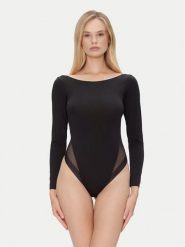 Ysabel Mora Body 10055 Czarny Slim Fit. Czarne body i gorsety ysabel mora, bez wzorów, z syntetyku, bez ramiączek. Za 119.99 zł.