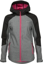 Damska kurtka softshell Loap Ladana szaro-czarna. Szare kurtki przejściowe sportowe Scarpa, m, bez wzorów, z materiału, z kapturem, trekkingowe. Za 238.99 zł.